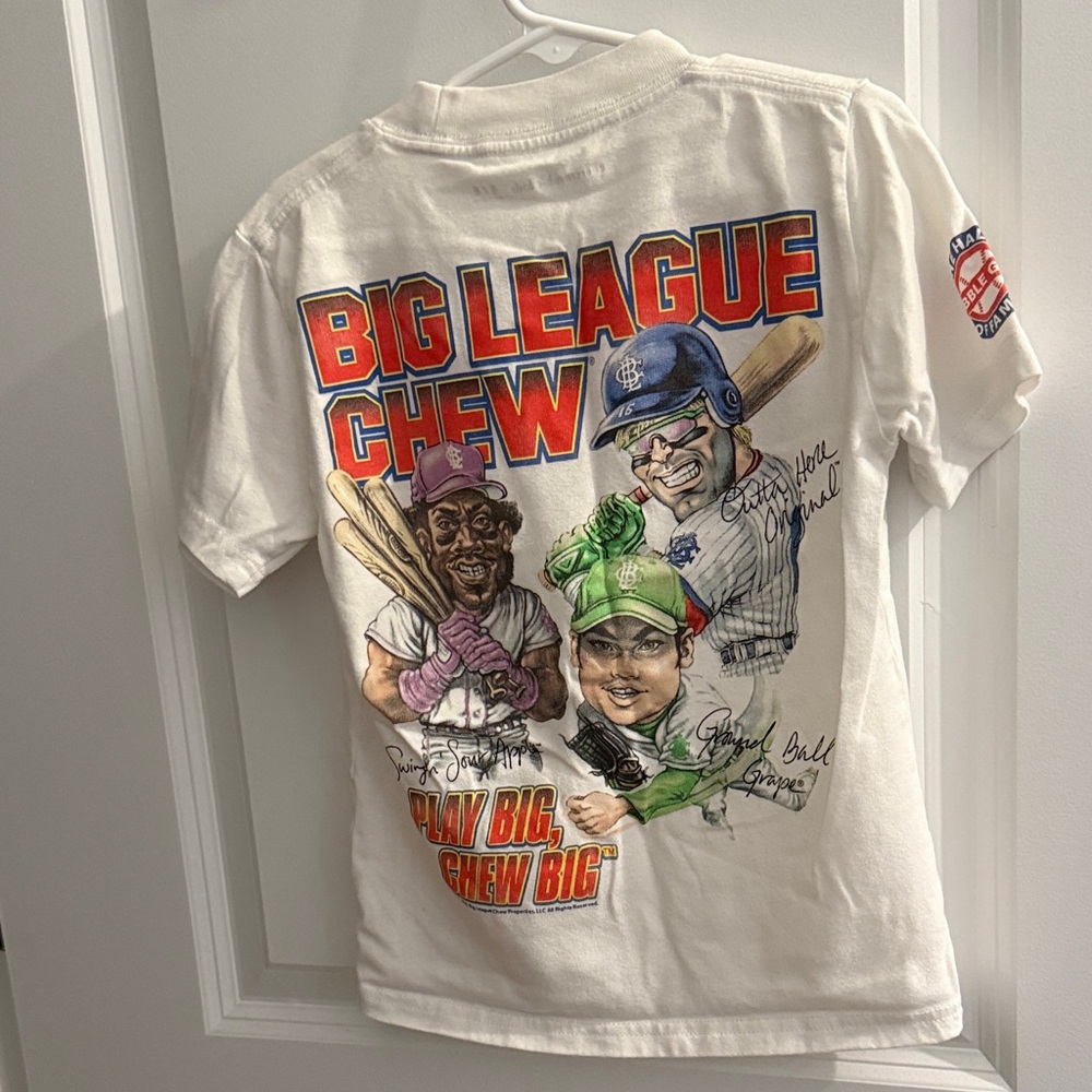 Abercrombie Kids White Big League Chew Graphic Tee